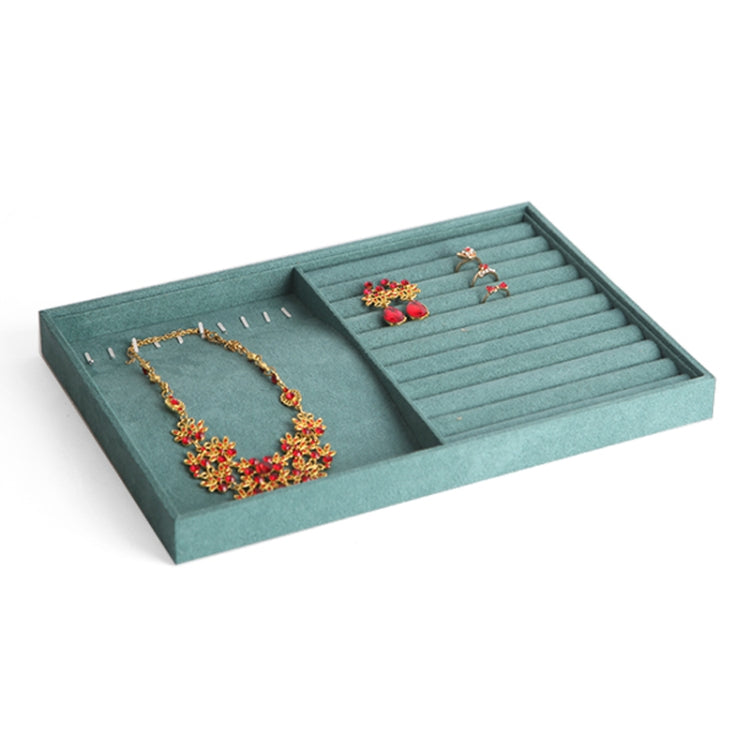 Suede Multifunctional Jewelry Display Tray Necklace Bracelet Bangle Display Case My Store