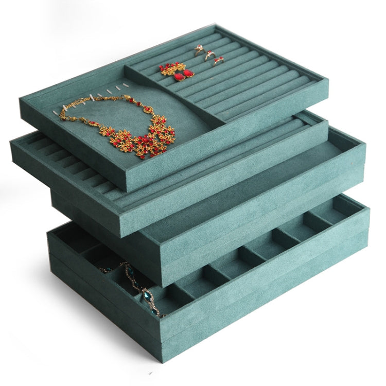 Suede Multifunctional Jewelry Display Tray Necklace Bracelet Bangle Display Case My Store