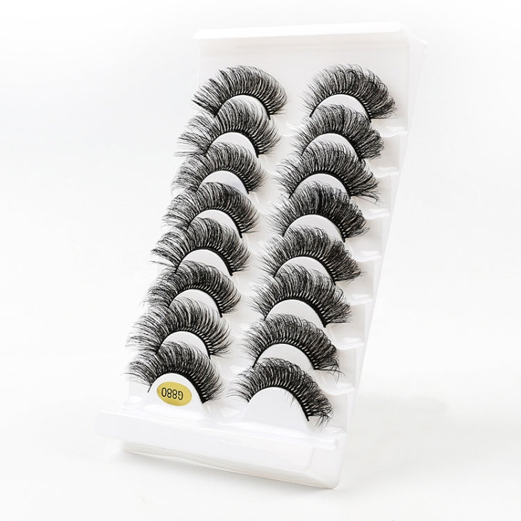 8pairs /Box Naturally Thick Eyelashes Large Curvature Curling False Eyelashes My Store