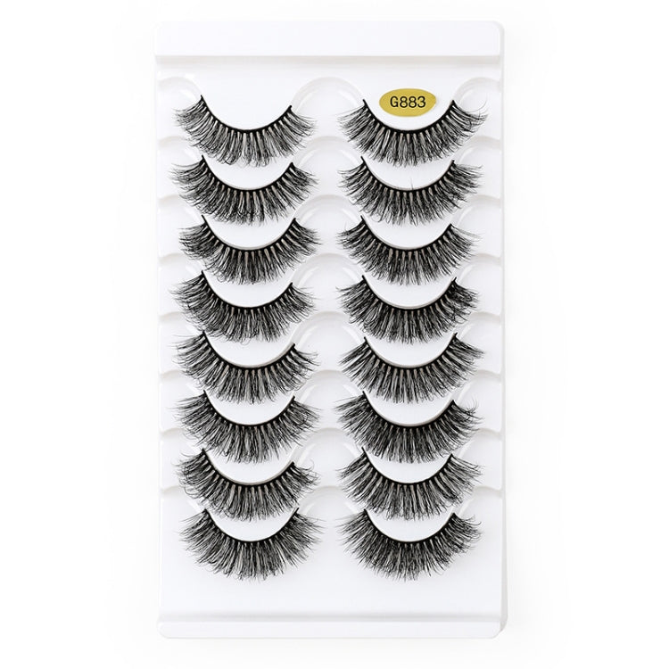 8pairs /Box Naturally Thick Eyelashes Large Curvature Curling False Eyelashes My Store