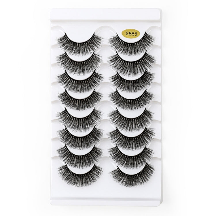 8pairs /Box Naturally Thick Eyelashes Large Curvature Curling False Eyelashes My Store