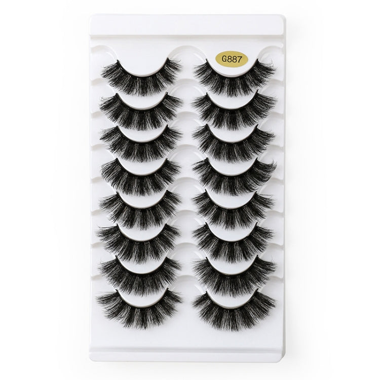 8pairs /Box Naturally Thick Eyelashes Large Curvature Curling False Eyelashes My Store