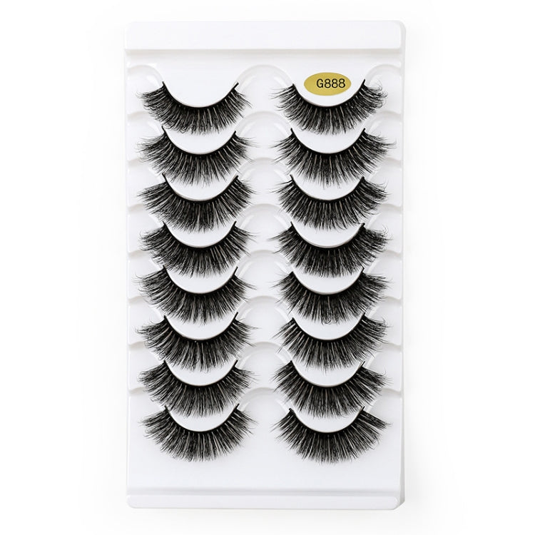 8pairs /Box Naturally Thick Eyelashes Large Curvature Curling False Eyelashes My Store