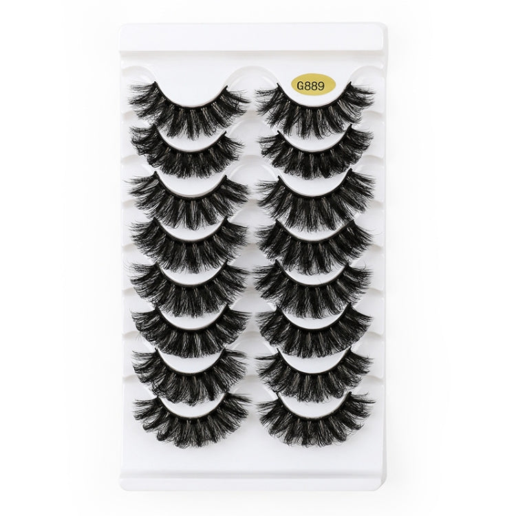 8pairs /Box Naturally Thick Eyelashes Large Curvature Curling False Eyelashes My Store