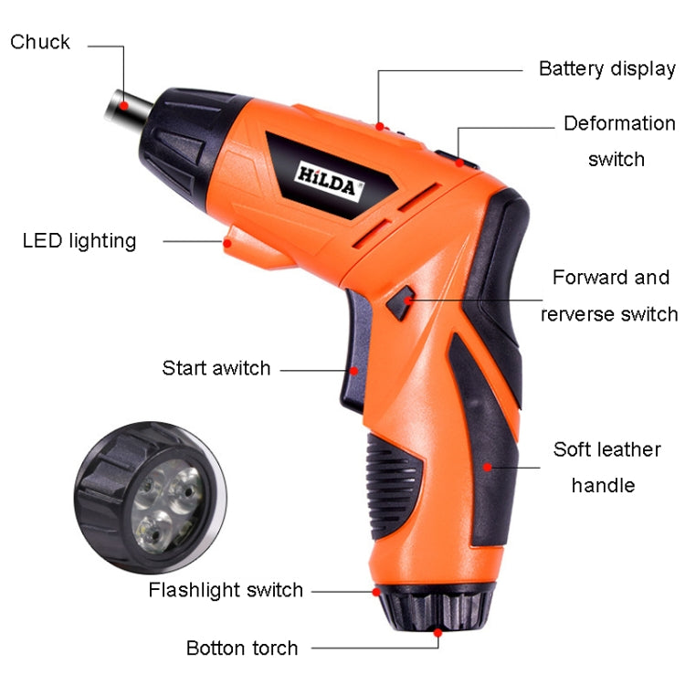 HILDA Multi-Function Li-Ion Screwdriver Mini Screwdriver Set My Store