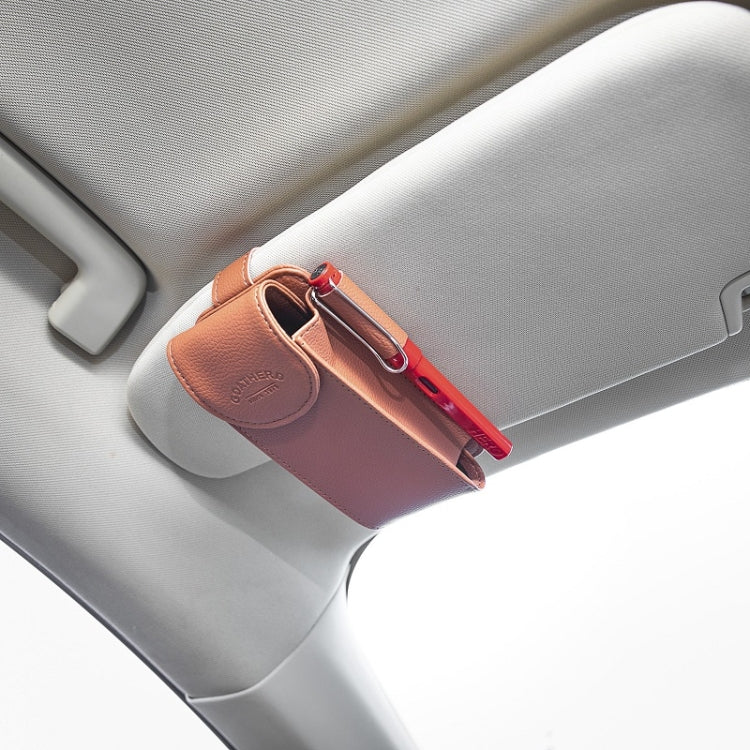 Car Glasses Clip Sun Visor Installation Sundry Storage Bag ÎҵÄÉ̵ê