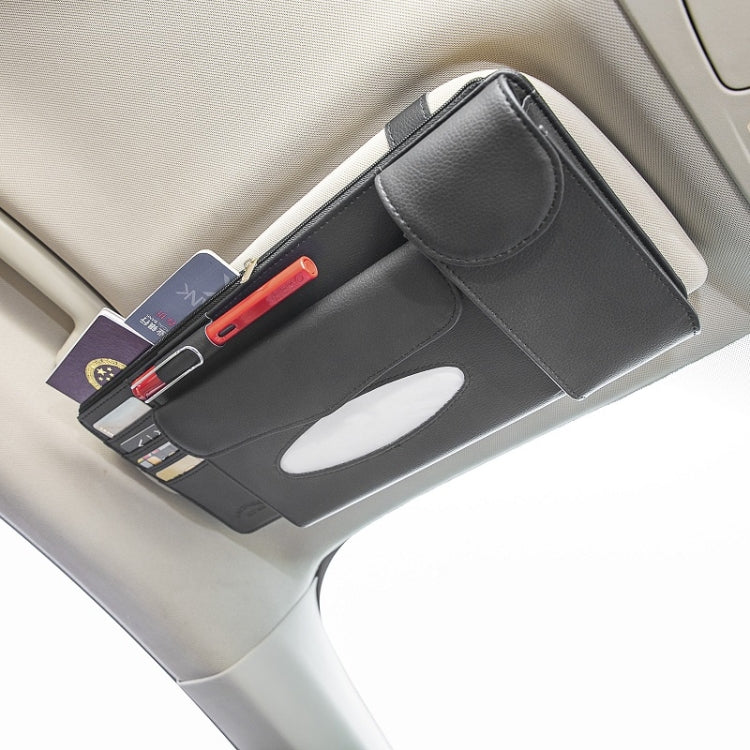 Car Tissue Box Multifunctional Hanging Sun Visor Glasses Card Holder ÎҵÄÉ̵ê