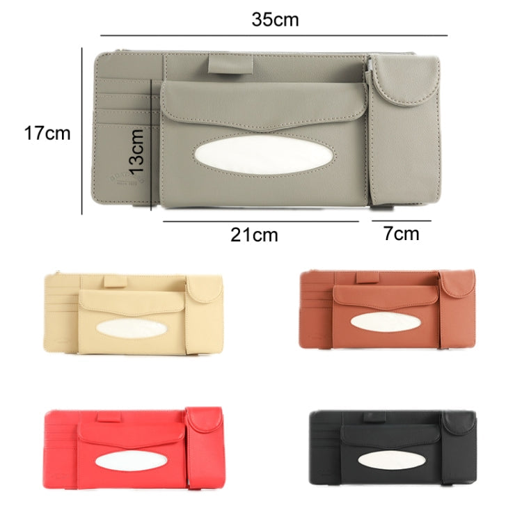 Car Tissue Box Multifunctional Hanging Sun Visor Glasses Card Holder ÎҵÄÉ̵ê