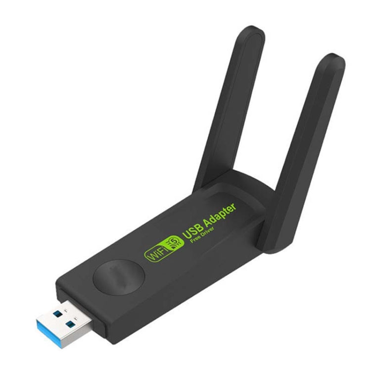 1300Mbps Wireless Network Card Gigabit Dual Band 5G Driverless Computer USB Network Card