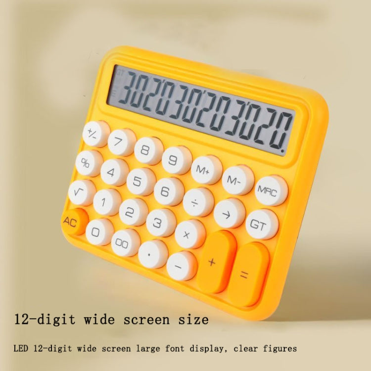 12-digit Mechanical Keyboard Calculator Cute Big Buttons Calculator