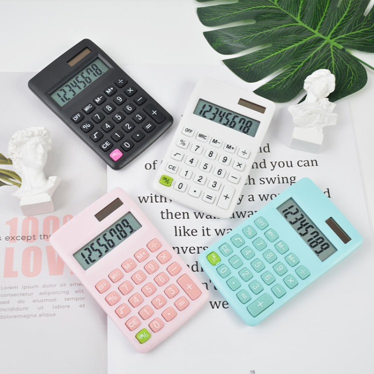 8-digit Candy Colored Solar Calculator Multifunctional Mini Student Electronic Calculator My Store