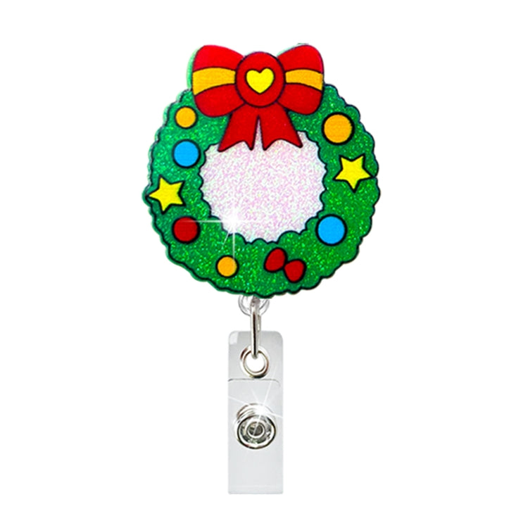 68cm Christmas Cartoon Pull Badge Reel Rotatable Certificate Buckle My Store