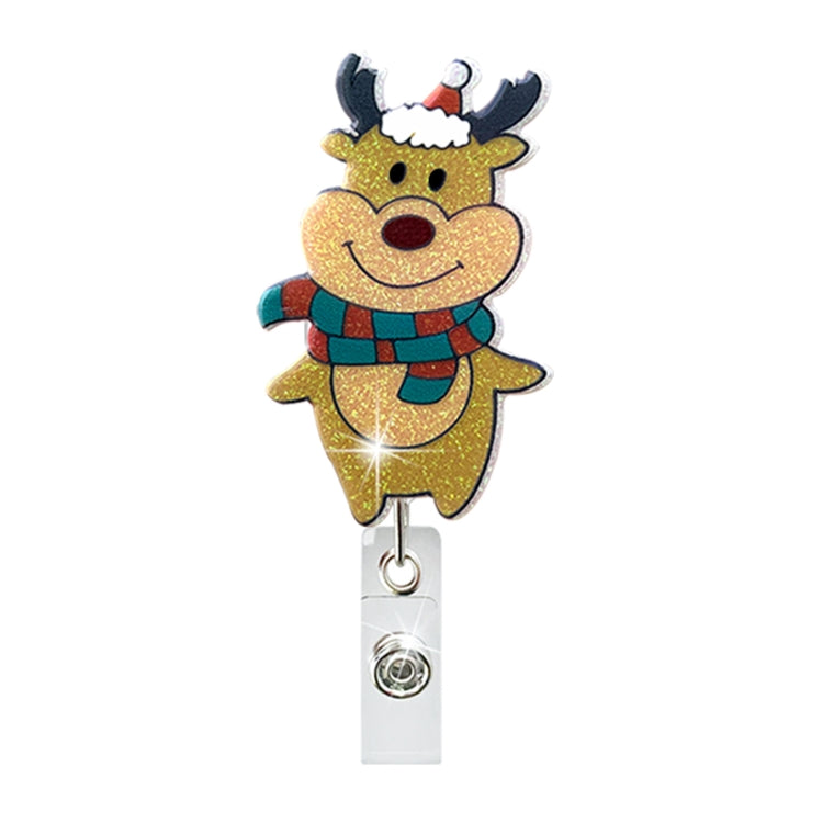 68cm Christmas Cartoon Pull Badge Reel Rotatable Certificate Buckle My Store