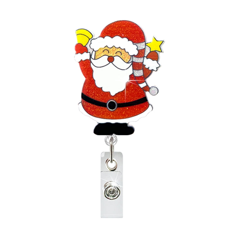 68cm Christmas Cartoon Pull Badge Reel Rotatable Certificate Buckle My Store