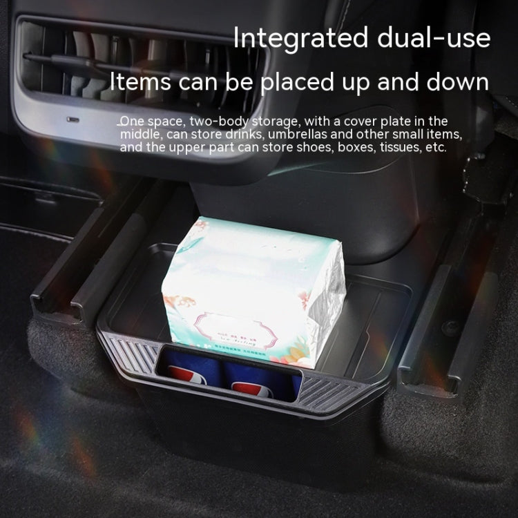 For Tesla Model Y Garbage Can Bin Accessories Rear Center Console Storage Box Organizer ÎҵÄÉ̵ê