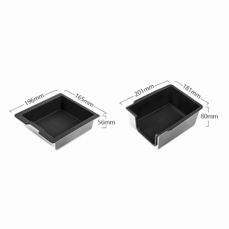 For Tesla Model 3 / Y Silicone Double Layer Storage Small Ice Box ÎҵÄÉ̵ê