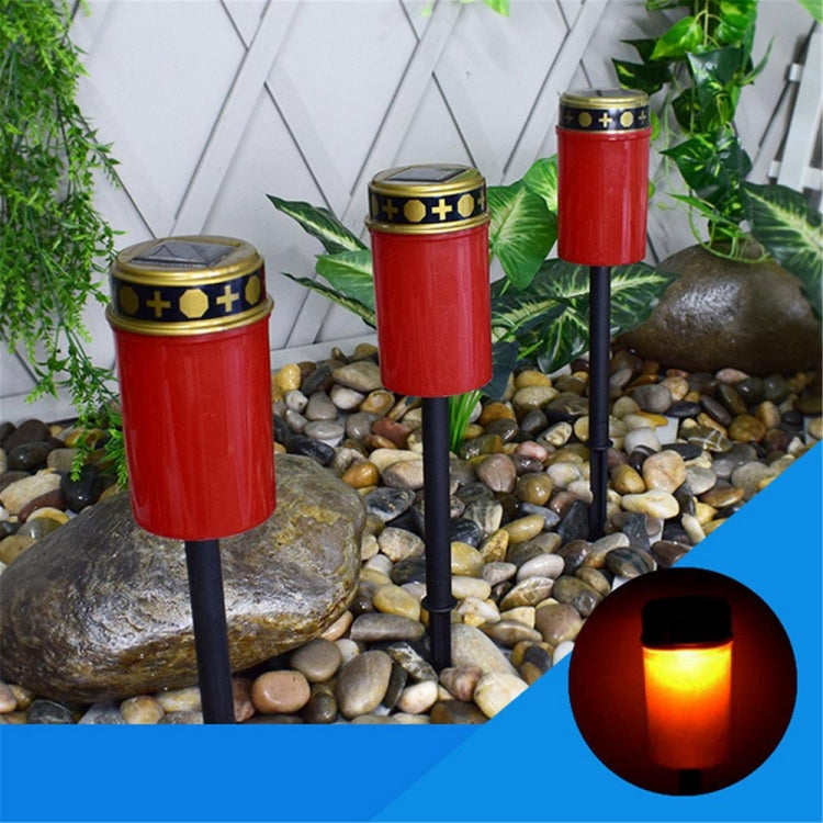 Solar Induction Graves Light Outdoor Waterproof LED Candle Light My Store