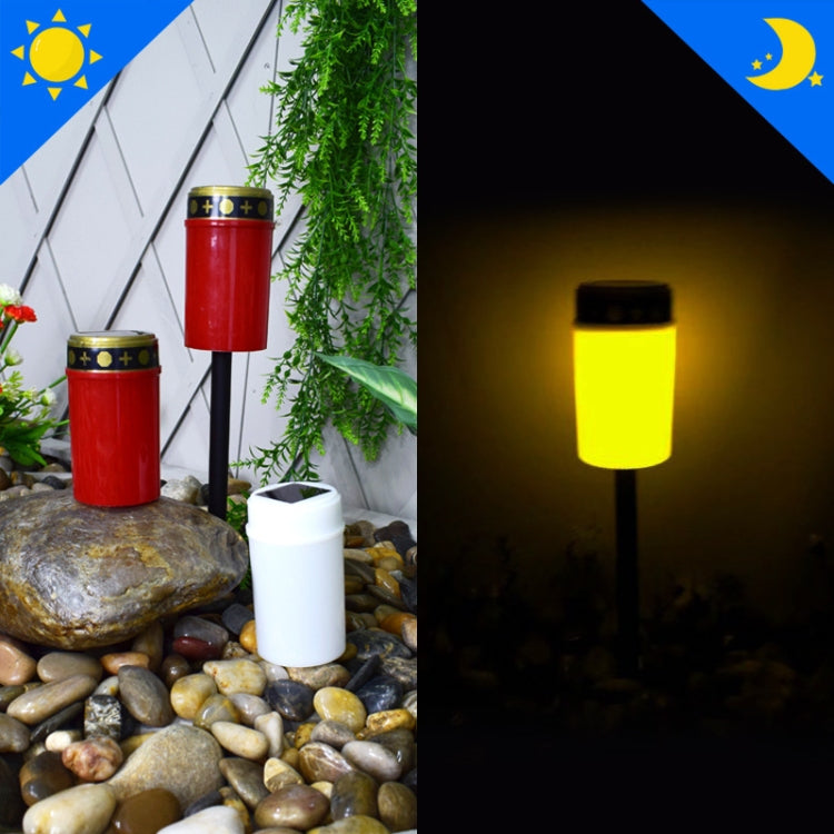 Solar Induction Graves Light Outdoor Waterproof LED Candle Light My Store