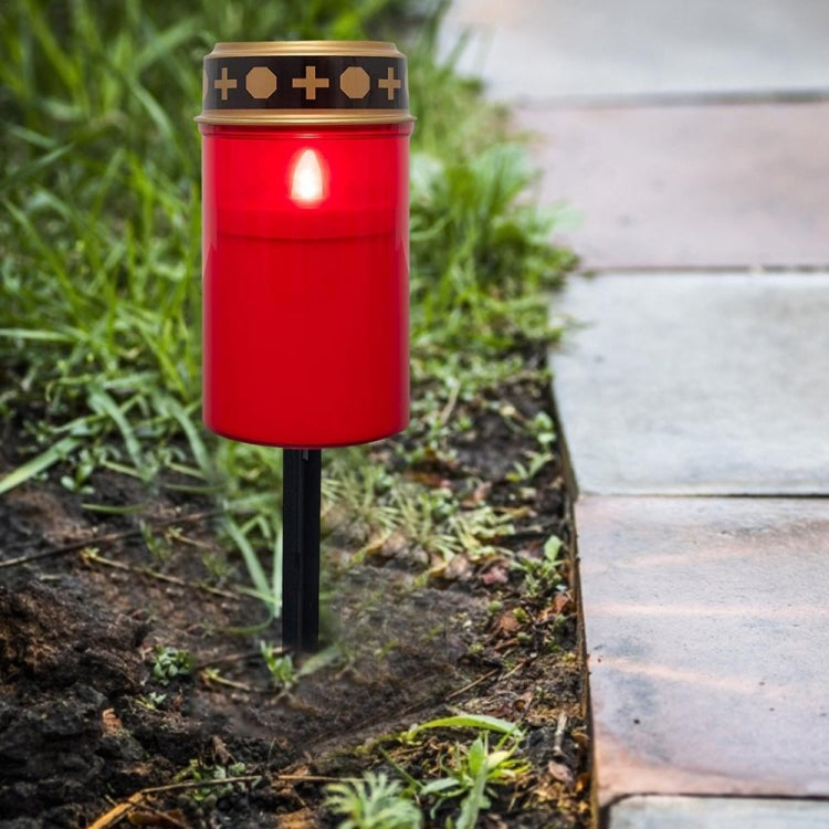 Solar Induction Graves Light Outdoor Waterproof LED Candle Light My Store