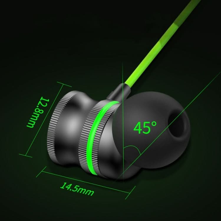 TS6600A 3.55mm Round Hole In-Ear Heavy Bass In-Line Gaming Earphones