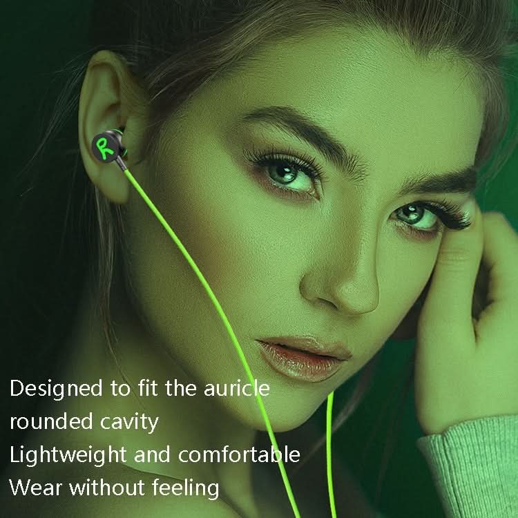 TS6600A 3.55mm Round Hole In-Ear Heavy Bass In-Line Gaming Earphones