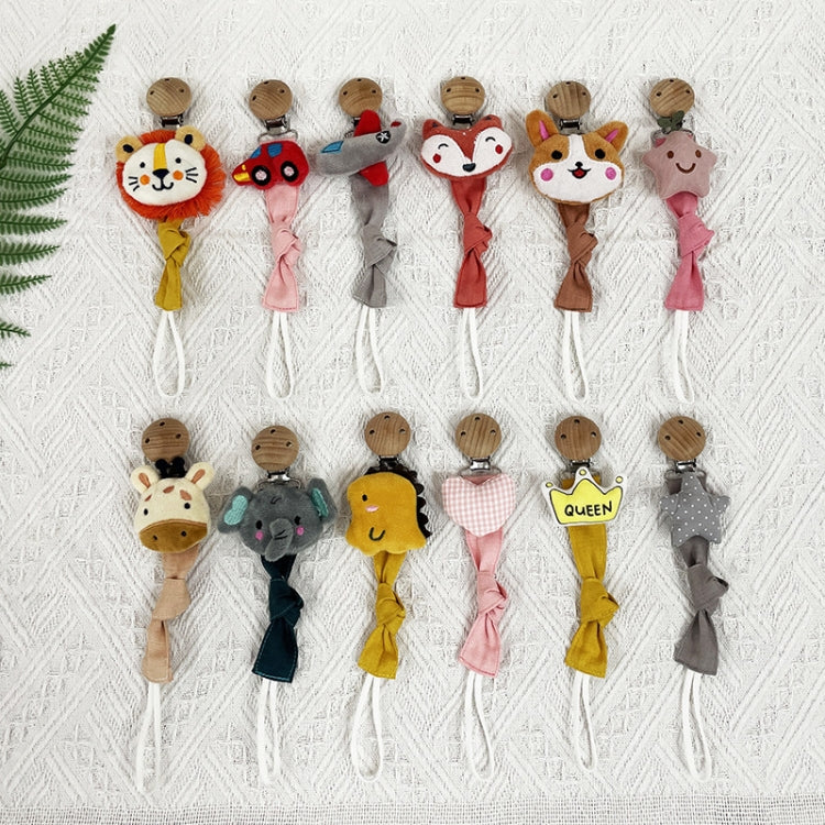 Animal Head Pacifier Chain Newborn Pacifier Clip My Store