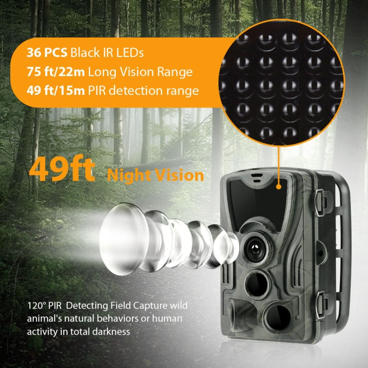 Suntek HC-801A 2.7K Outdoor Tracking Camera Infrared Night Vision Monitoring Camera Reluova