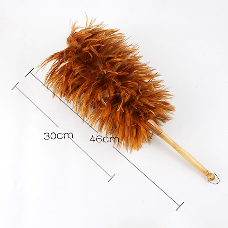 Thickened Natural Feather Duster Wooden Handle Dust Duster Home Car Dust Collector My Store