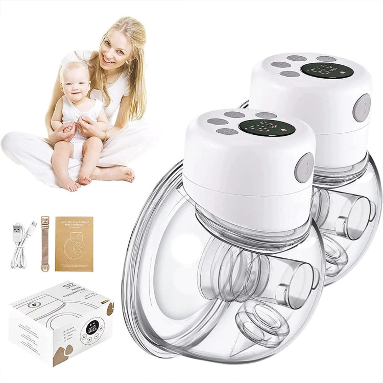 S12 Double Electric Wearable Breast Pump With 2 Modes & 9 Levels Suction Adjustable My Store