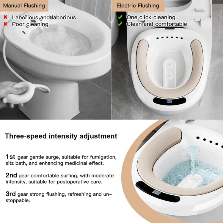 Electric Sitz Bath Temperature Digital Display Hip Basin Bidet