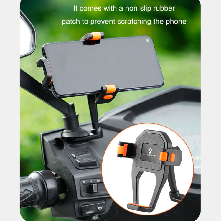 JO HORSE Aluminum Alloy Bicycle Riding Mobile Phone Navigation Roller Fixed Bracket Reluova