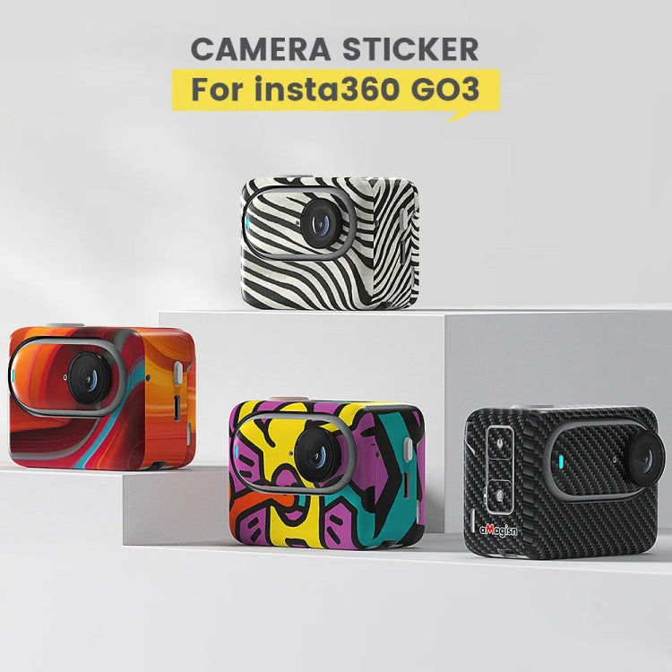 For Insta360 GO 3 / GO 3S AMagisn Body Sticker Protective Film Action Camera Accessories My Store