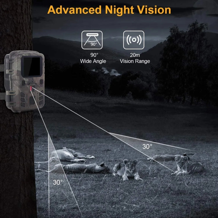 24MP+1296P WIFI+Bluetooth Infrared Night Vision Tracking Hunting Camera Reluova