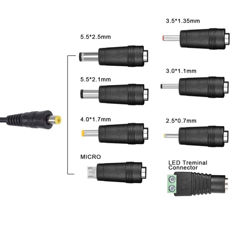 30W USB Interface Adjustable Power Adapter With Power Monitoring LED Light