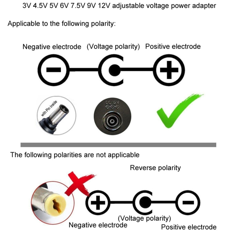 30W USB Interface Adjustable Power Adapter With Power Monitoring LED Light