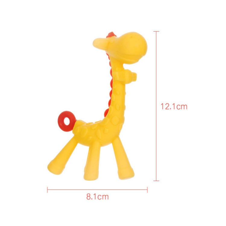 XUNYI Baby Giraffe Rattles Teether Kids Silicone Bite Toy