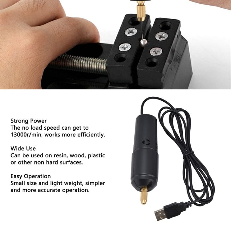 USB Interface 360 Mini Electric Drill Manual Glue Drilling Electric Drill My Store