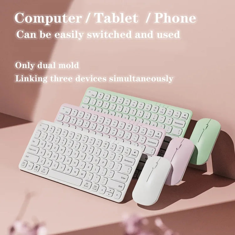 B087 2.4G Portable 78 Keys Dual Mode Wireless Bluetooth Keyboard And Mouse My Store