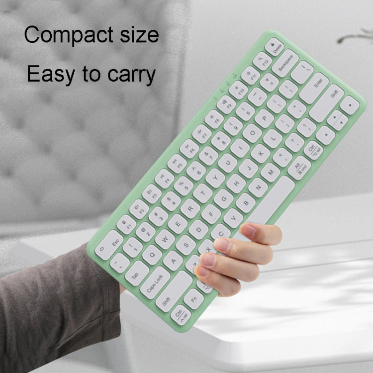 B087 2.4G Portable 78 Keys Dual Mode Wireless Bluetooth Keyboard And Mouse My Store