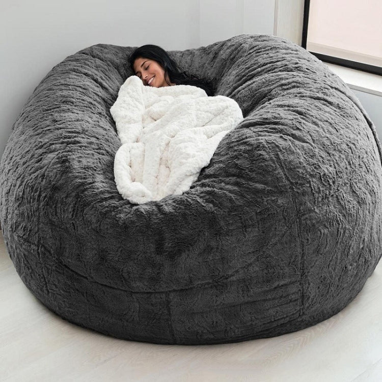 Lazy Sofa Bean Bag Living Room Simple Sofa Tatami Fabric Cover Without Filler My Store