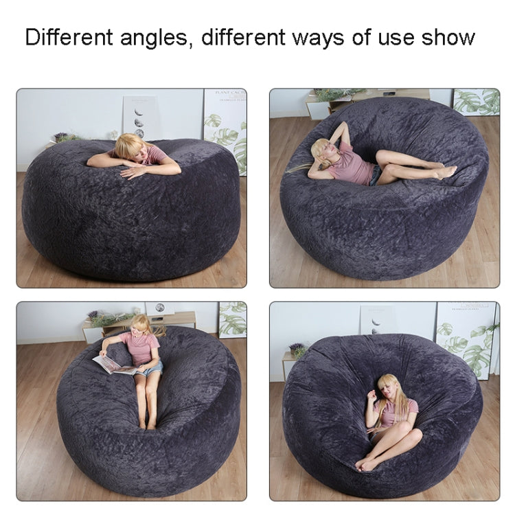 Lazy Sofa Bean Bag Living Room Simple Sofa Tatami Fabric Cover Without Filler My Store