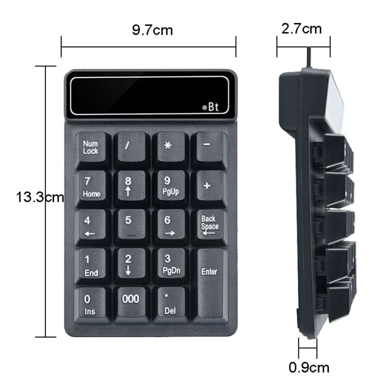 K6 19 Key Mini Wireless Bluetooth Digital Keyboard Suspended Mechanical Universal Keypad 4.0 My Store