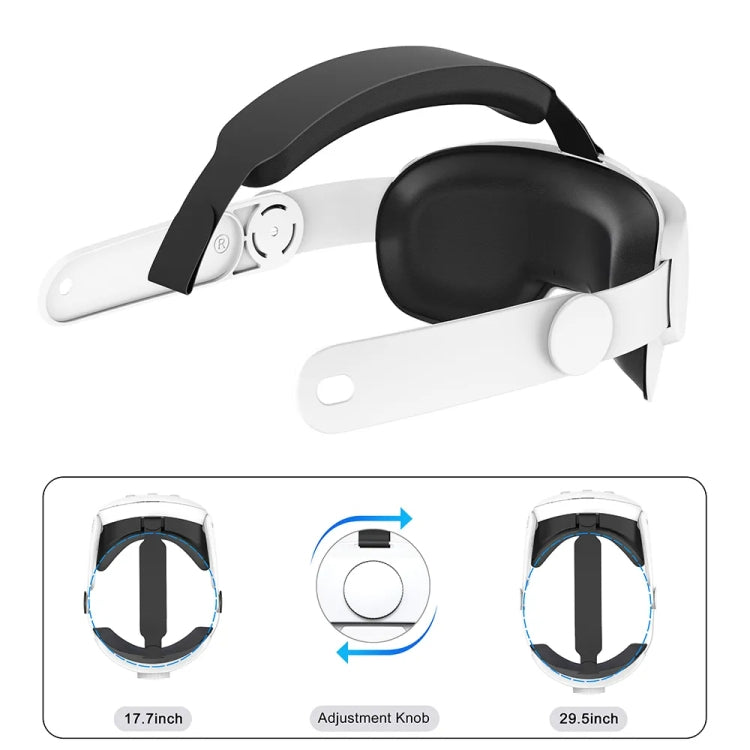 For Meta Quest 3 VR Adjustable Elite Headset Head Strap