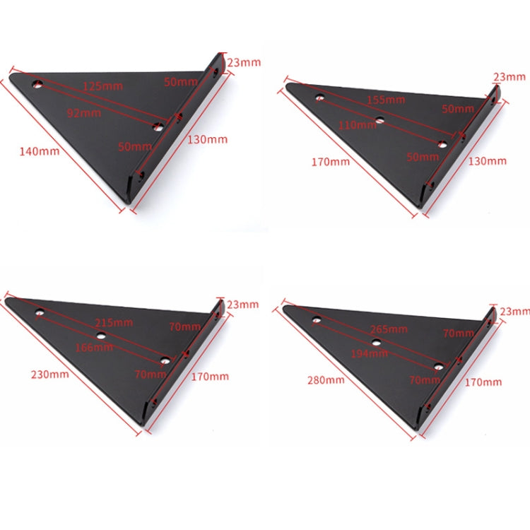 Load Bearing Invisible Triangle Bracket Wall Shelf Bracket With Screws My Store