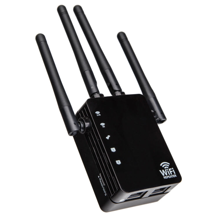 5G/2.4G 1200Mbps WiFi Range Extender WiFi Repeater With 2 Ethernet Ports