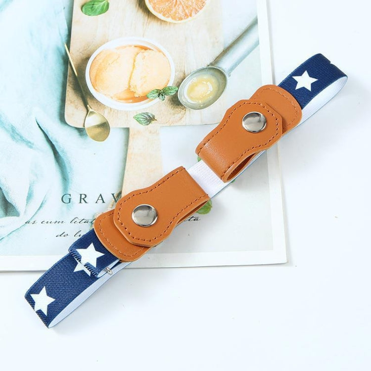 2.5cm Width Children No Buckle Elastic Belt Adjustable Invisible Stretch Belt for Boys and Girls-Reluova