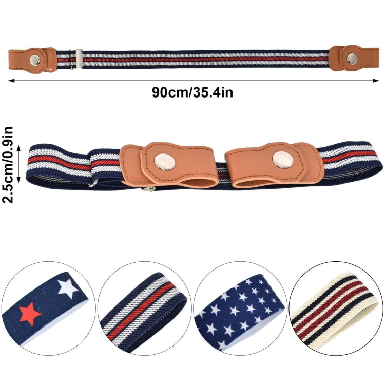 2.5cm Width Children No Buckle Elastic Belt Adjustable Invisible Stretch Belt for Boys and Girls-Reluova