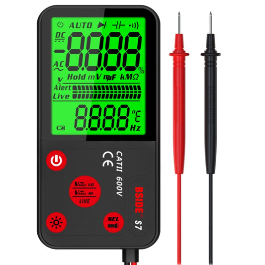 BSIDE ADMS7 Smart Thin Digital Multimeter Counts DC AC Voltmeter Reluova