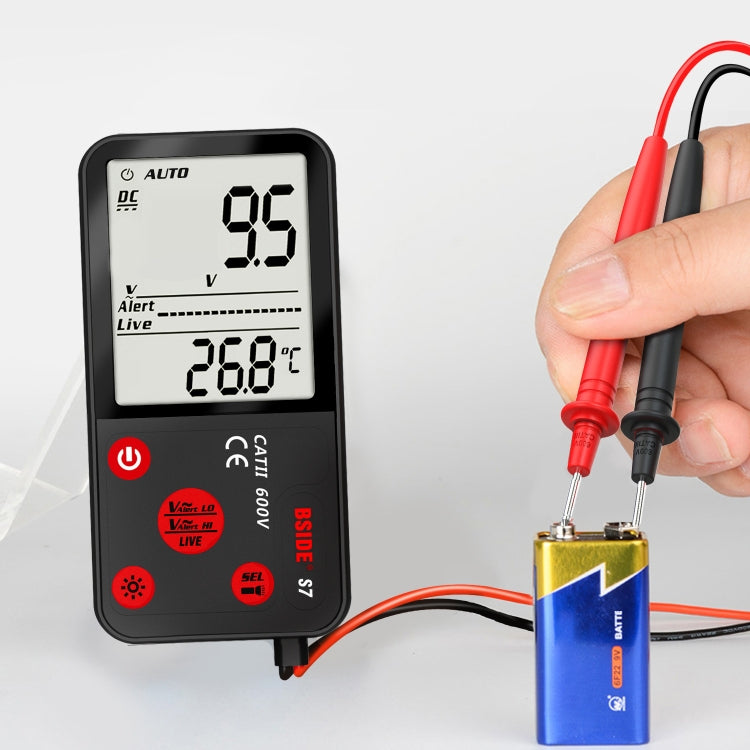 BSIDE ADMS7 Smart Thin Digital Multimeter Counts DC AC Voltmeter Reluova