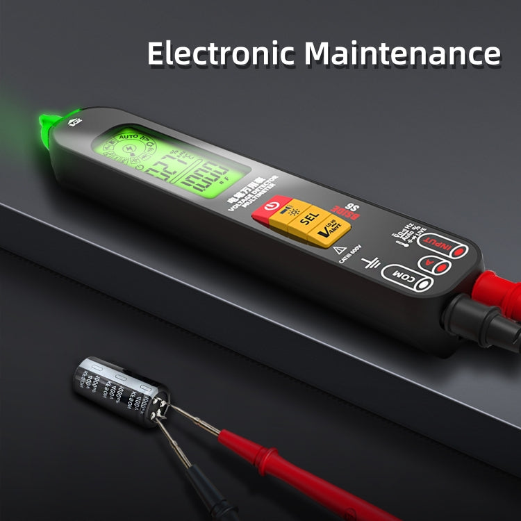 BSIDE S6 Smart Digital Multimeter Current Test Pen Capacitance Temperature Voltage Detector Reluova